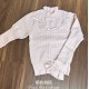 Mademoiselle Pearl Pearl Flower Sweater and Cardigan(Reservation/4 Colours/Full Payment Without Shipping)